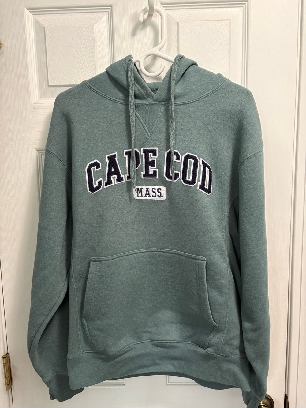Cape Cod Mass. Hoodie Sweatshirt - Seafoam Green